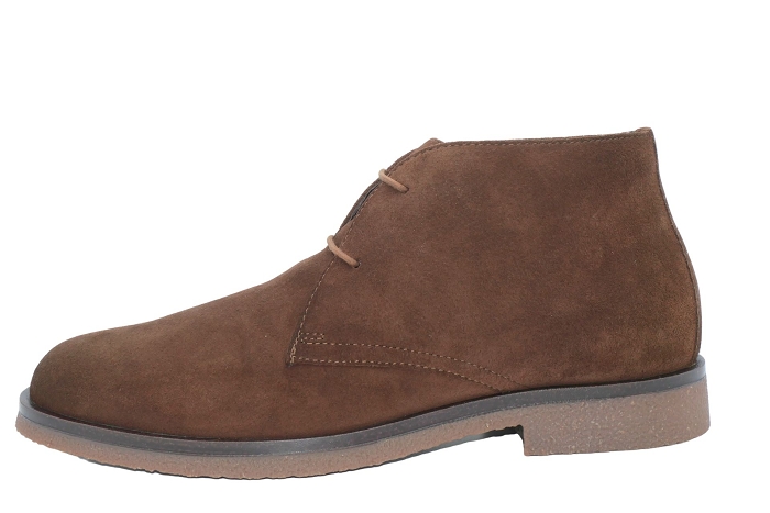 Geox boots bottines claudio buck marron3439301_2