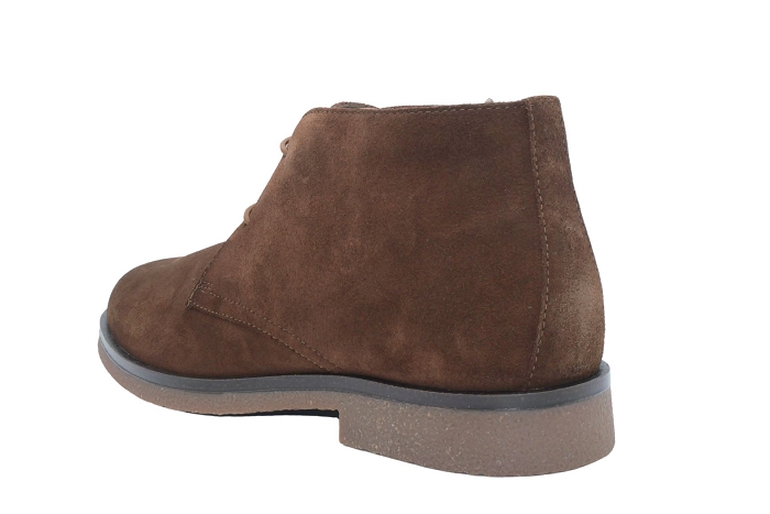 Geox boots bottines claudio buck marron3439301_3