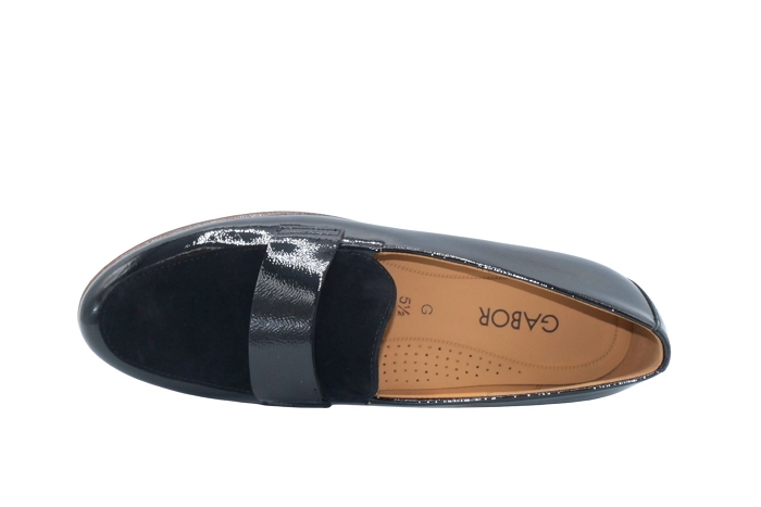 Gabor mocassin 5215moc vernis noir3440901_4