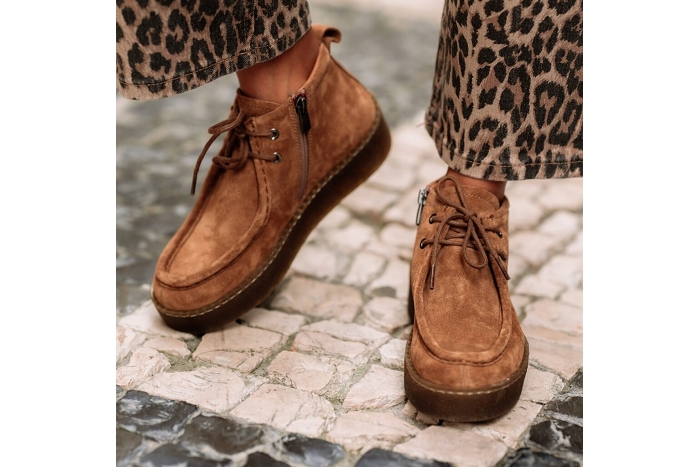 Coco et abricot boots bottines salice mid tabac3442901_5