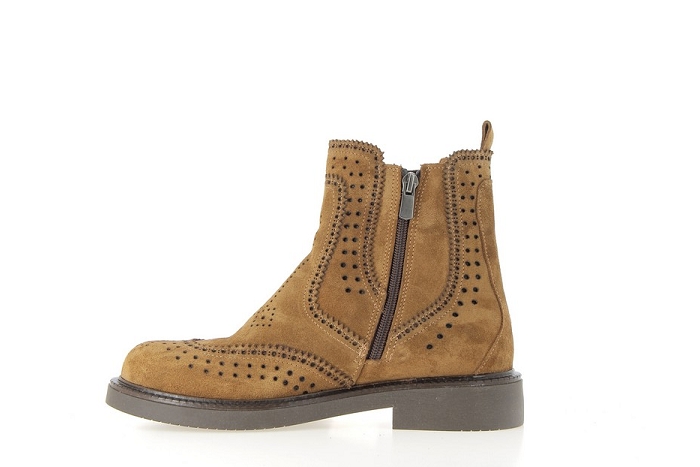 Coco et abricot boots bottines salerans boots cognac3443101_2