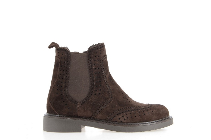 Coco et abricot boots bottines salerans boots buck marron