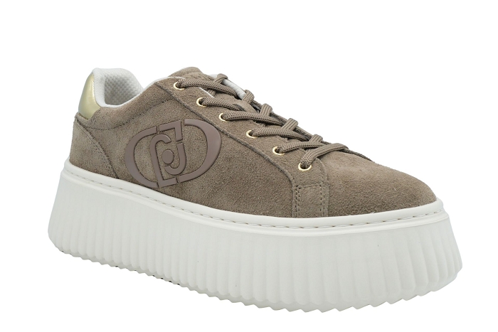 Liu jo baskets elodie 01 sneaker taupe3446301_3