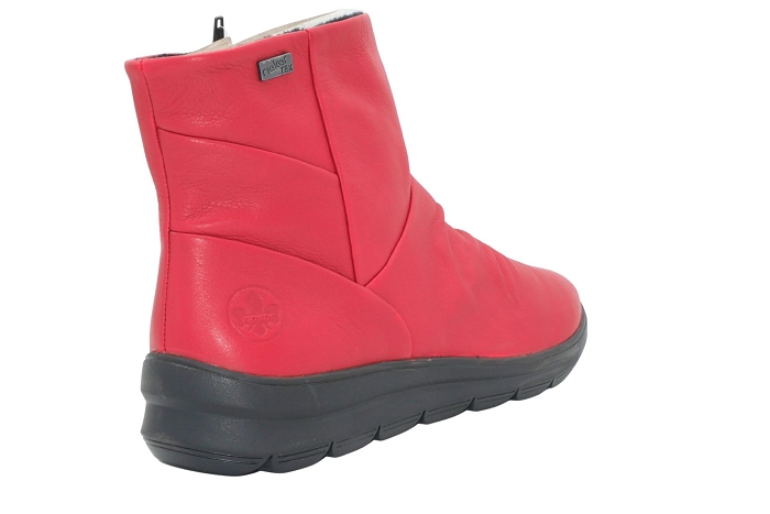 Rieker boots bottines z0066boots rouge3447601_3