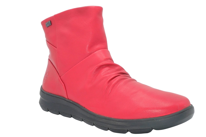 Rieker boots bottines z0066boots rouge3447601_4