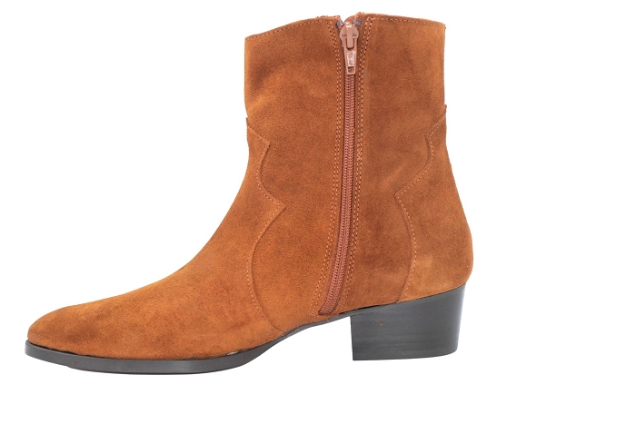 Belang boots bottines 08549boots zip cognac3448901_2