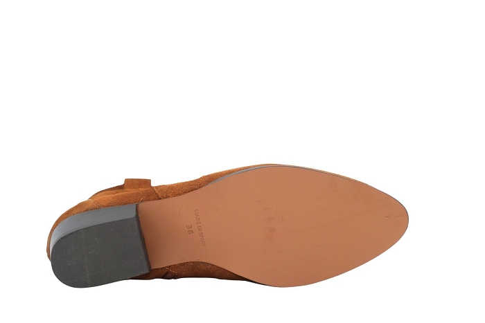 Belang boots bottines 08549boots zip cognac3448901_5
