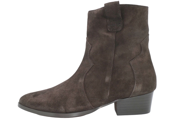 Belang boots bottines 08549boots zip buck marron3449001_2