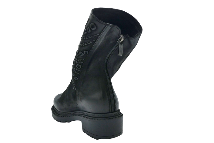 Metisse boots bottines ma2526rivet noir3453101_3