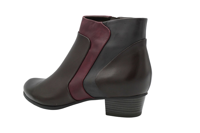 Regardeciel boots bottines stefany 403 bordeaux3453401_2