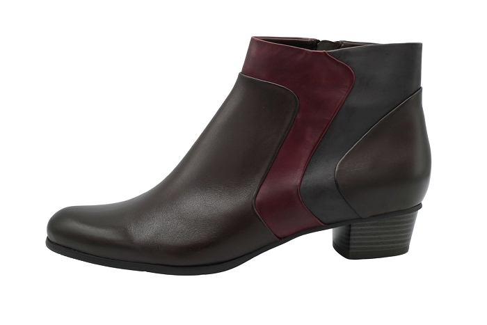 Regardeciel boots bottines stefany 403 bordeaux3453401_3