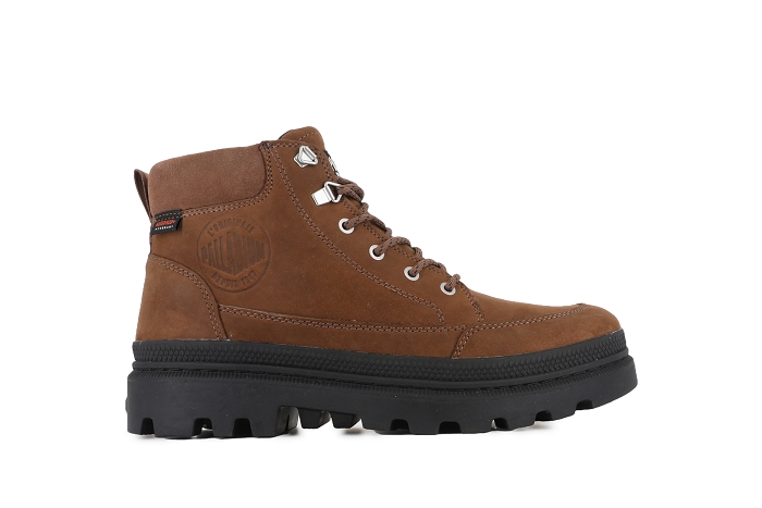 Palladium boots bottines troopercuff bison marron