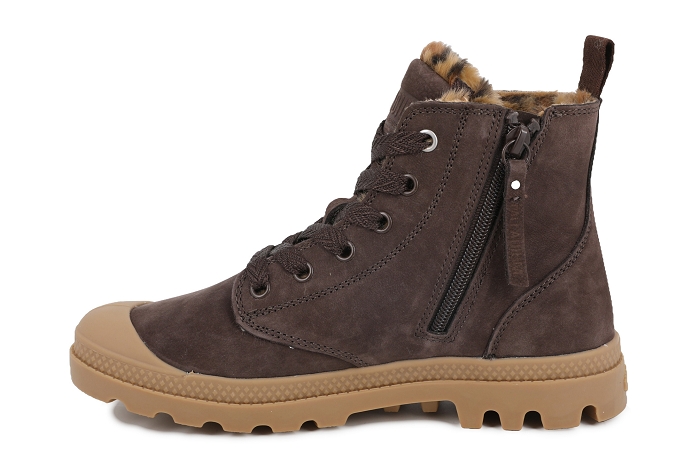 Palladium boots bottines pampa hi zip 949249 chocolat3455601_3