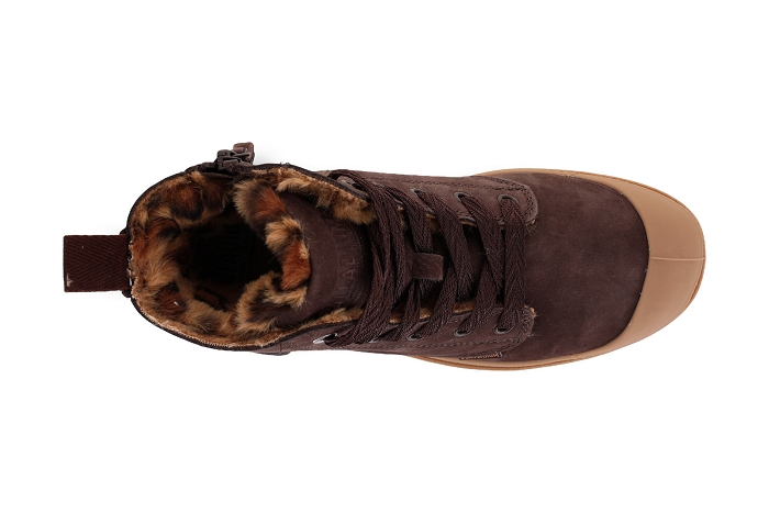 Palladium boots bottines pampa hi zip 949249 chocolat3455601_4