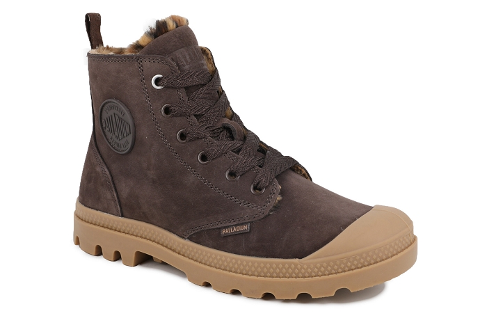 Palladium boots bottines pampa hi zip 949249 chocolat3455601_5
