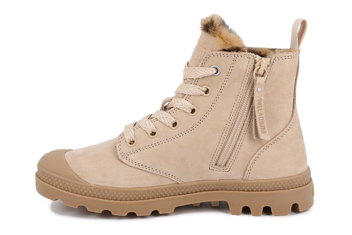 Palladium boots bottines pampa hi zip 949257 beige3455701_2