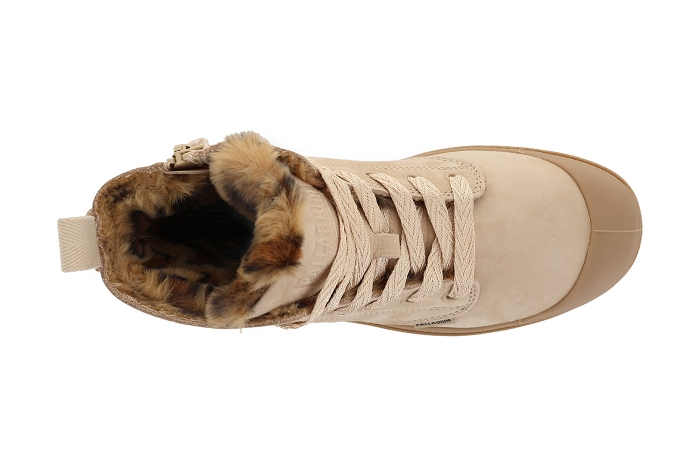 Palladium boots bottines pampa hi zip 949257 beige3455701_4