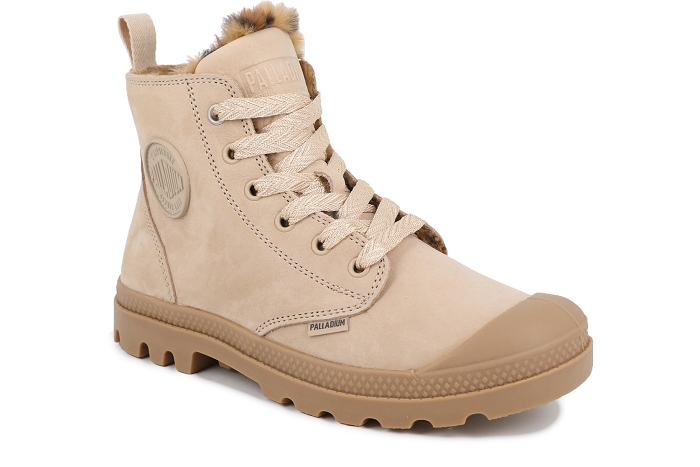 Palladium boots bottines pampa hi zip 949257 beige3455701_5