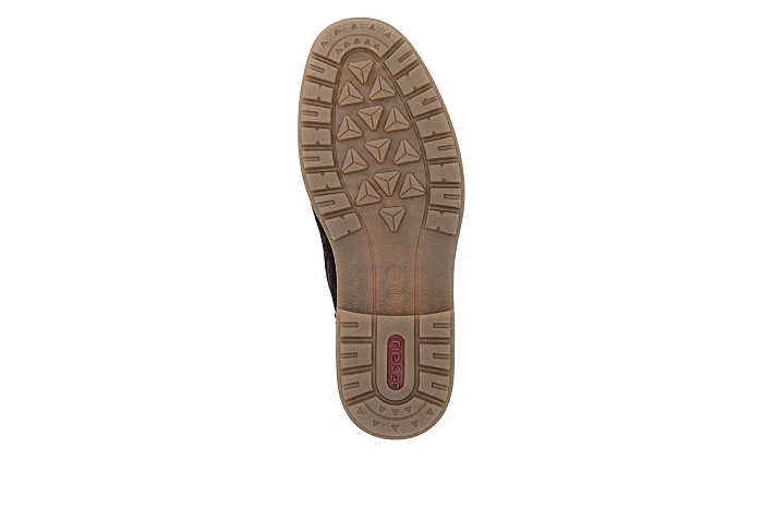 Rieker boots bottines 33106bottine buck marron3459801_5