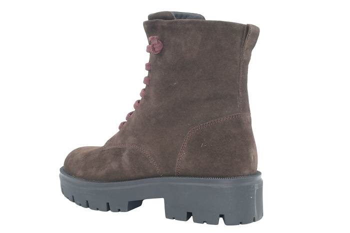 Geox boots bottines d klargena f buck marron3463801_3