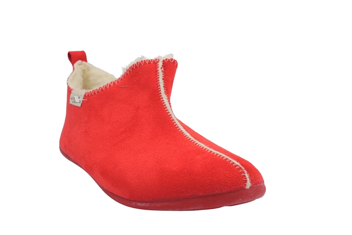 Maison espadrille pantoufle 6030 kaki rouge3466201_3