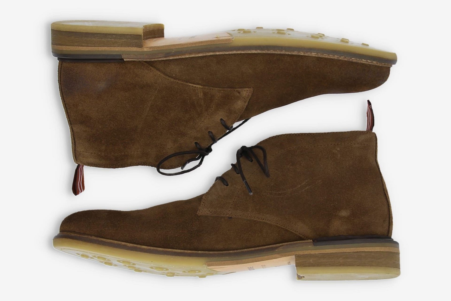 Paul Chausseur Schmoove boots bottines pilot desert taupe homme